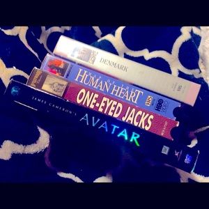 Lot4 DVD/VHS:avatar/1 eyed Jacks/Denmark/map of the human Heart